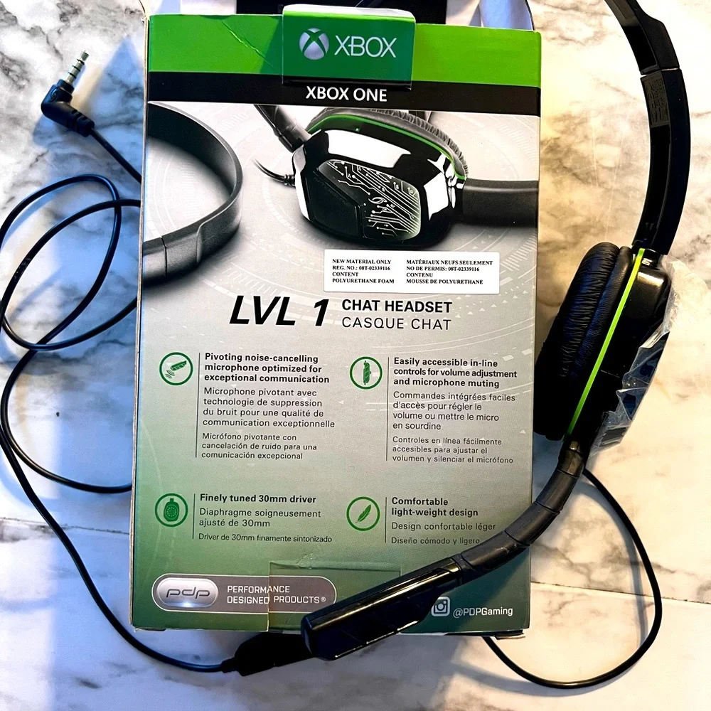 🎮 Xbox One Afterglow LVL 1 Chat Headset - New